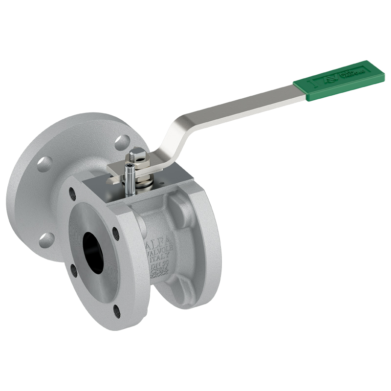 Alfa Valvole | A103 PN10-40. 3 way wafer type ball valve. Investment casting body